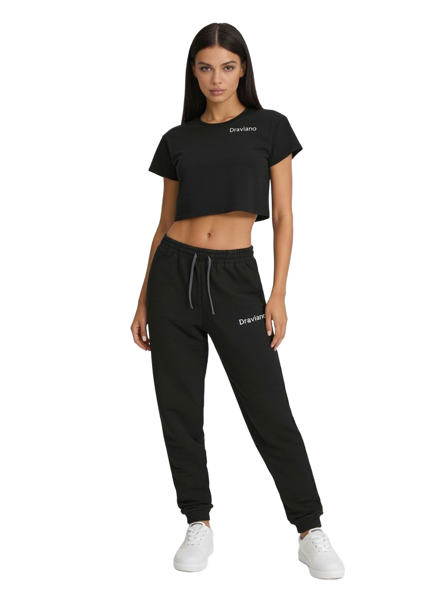 Women's premium fashion collection featuring hoodies, t-shirts, crop tops, activewear and footwear